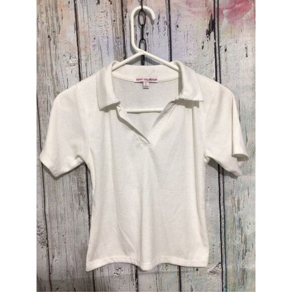 Heiny Collection Size Large White Crop Top - Picture 4 of 9